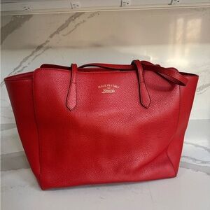 Authentic Gucci Red Leather Women's Bag